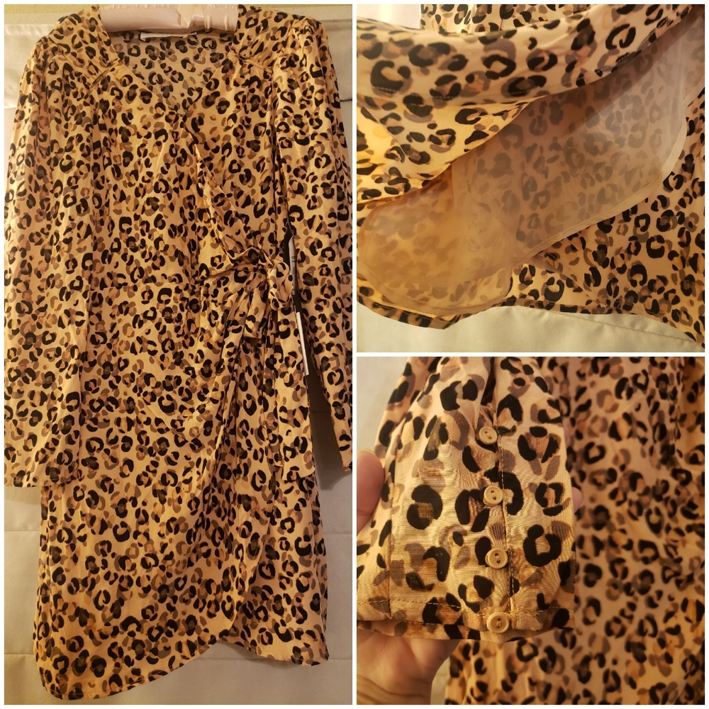 Leopard Astr The Label Dress Size L